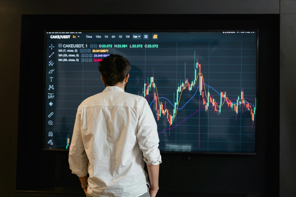Forex prop trader analyzing order flow and liquidity zones on Depth of Market (DOM) and footprint charts